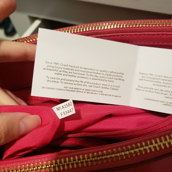 Pink Coach purse - Picture 5 of 5
